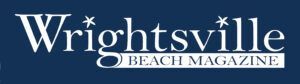 WBM logo on blue background wrightsville beach magazine