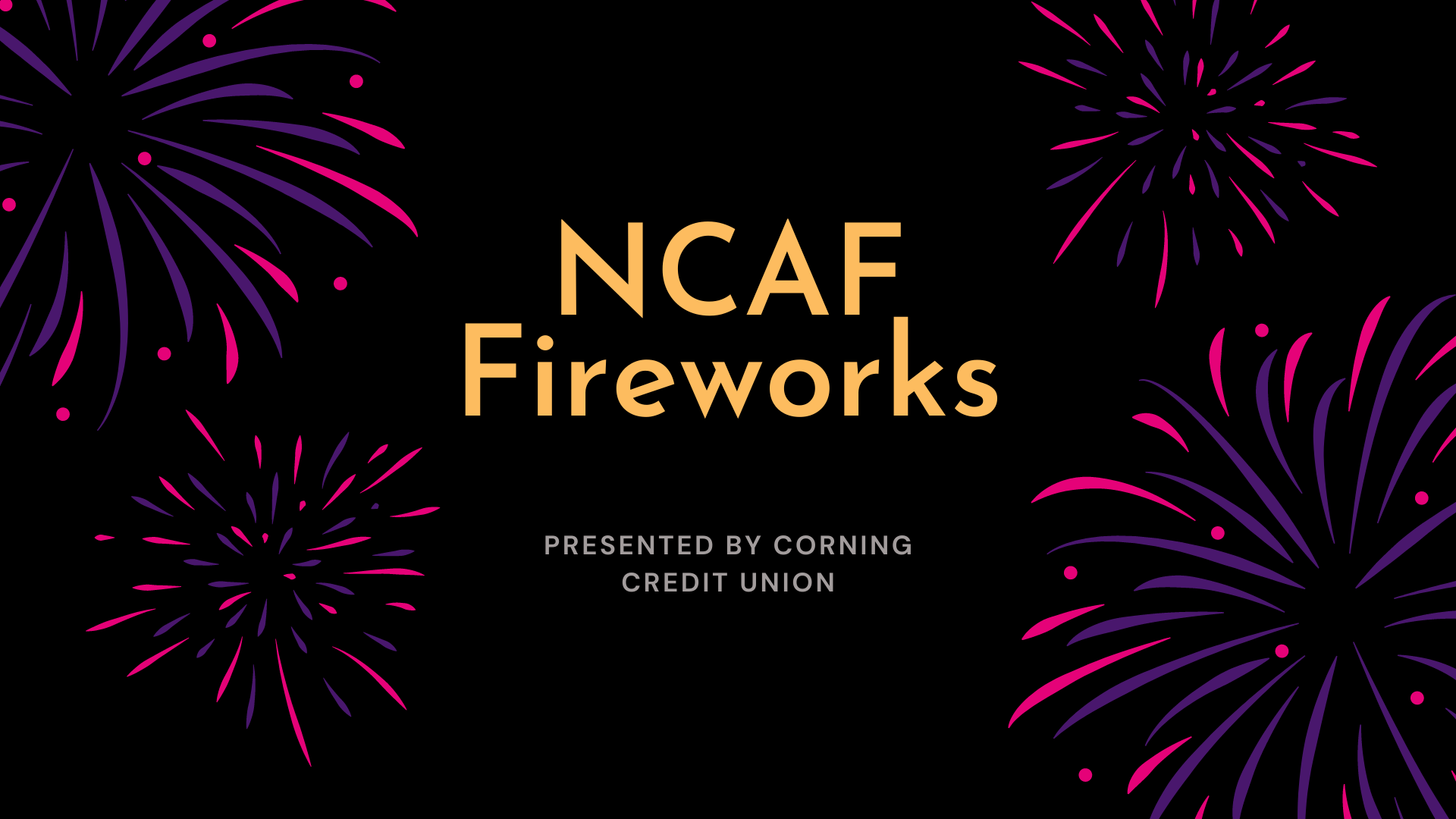Fireworks Presented by Corning Credit Union NC Azalea Festival