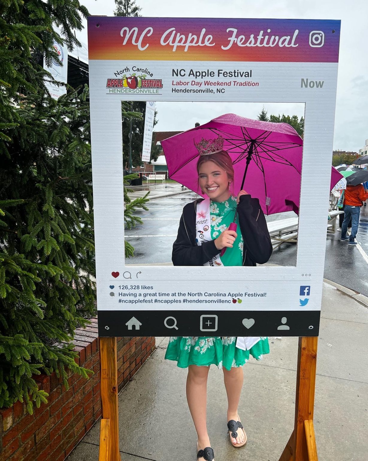 The Azalea Spirit at the Hendersonville Apple Festival NC Azalea Festival