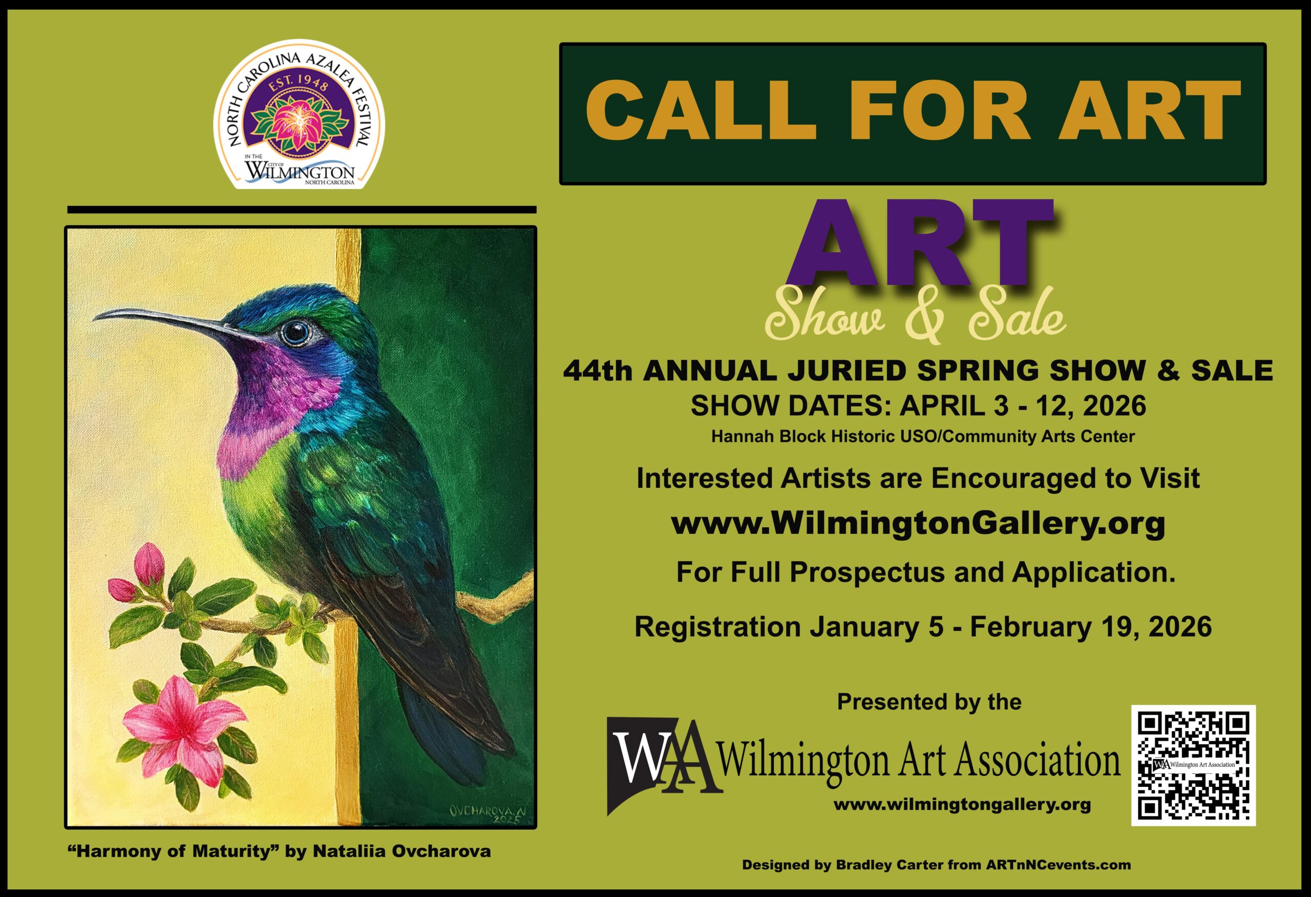Wilmington Art Association's 44th Annual Juried Spring Show & Sale